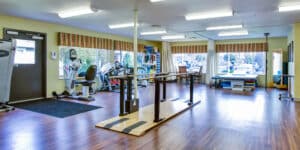 Rehabilitation room at South Creek Post Acute
