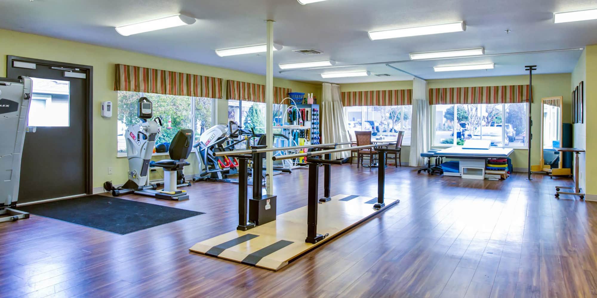 Rehabilitation room at South Creek Post Acute