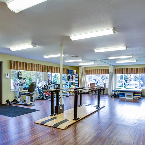 Rehabilitation room at South Creek Post Acute