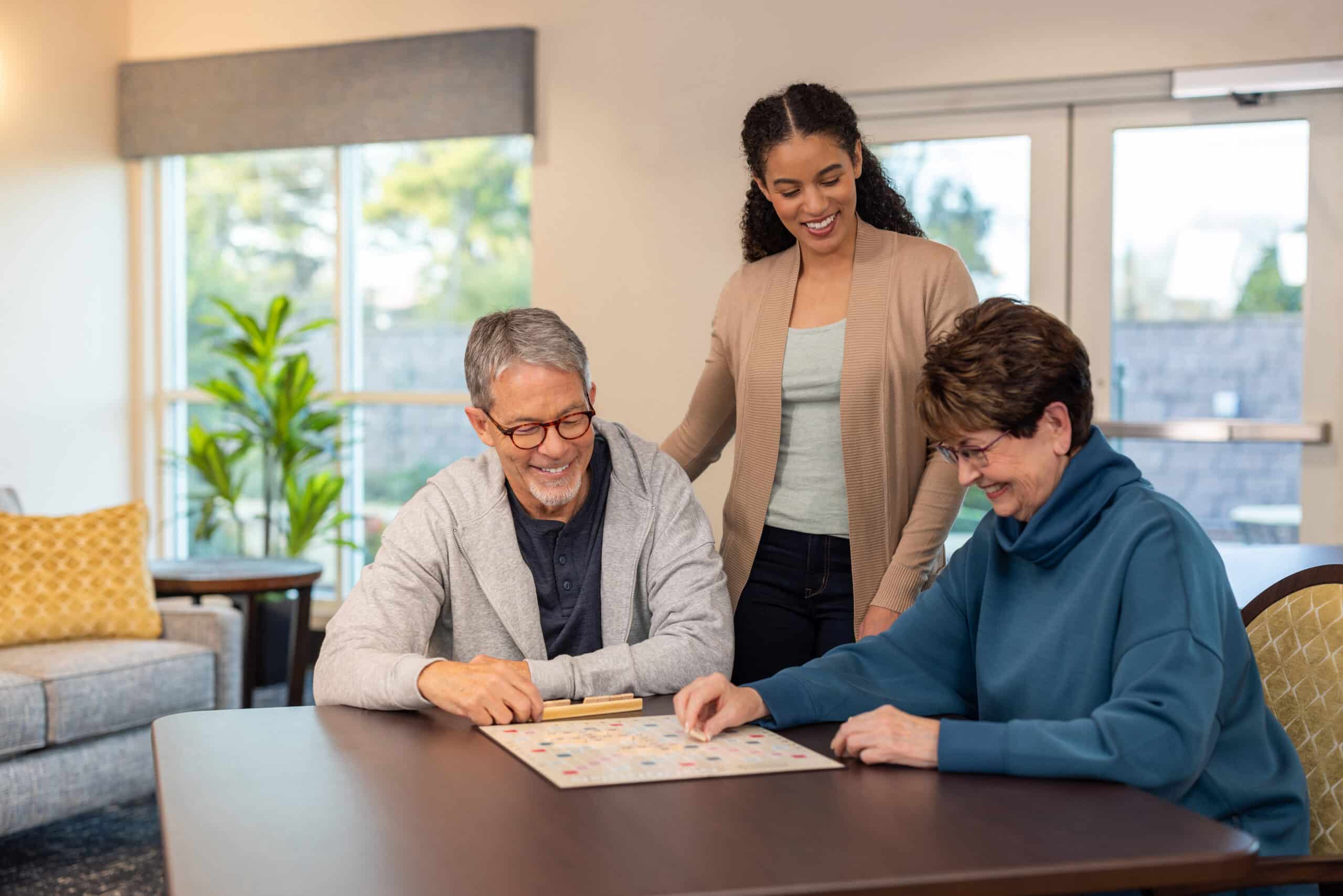 Speech-Language Pathologists (SLPs) at South Creek Post Acute help seniors regain the ability to speak clearly and process information.