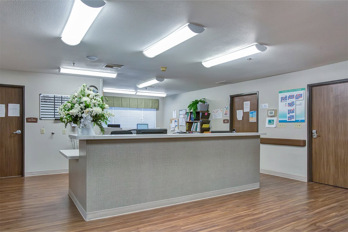 South Creek Post Acute nurses' station